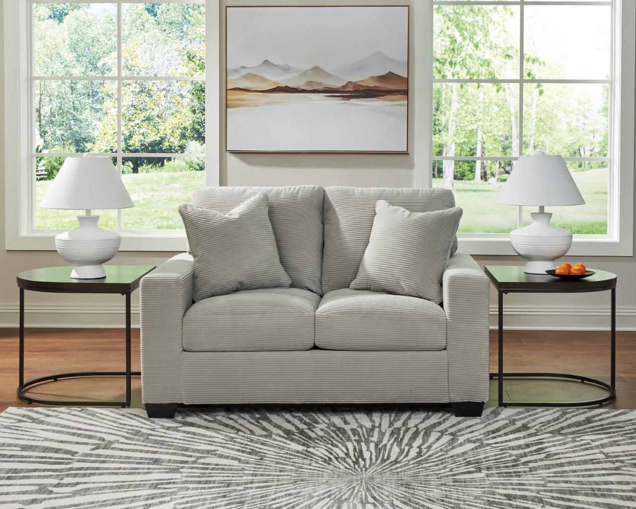 Ammon Loveseat In Smoke NC3200535