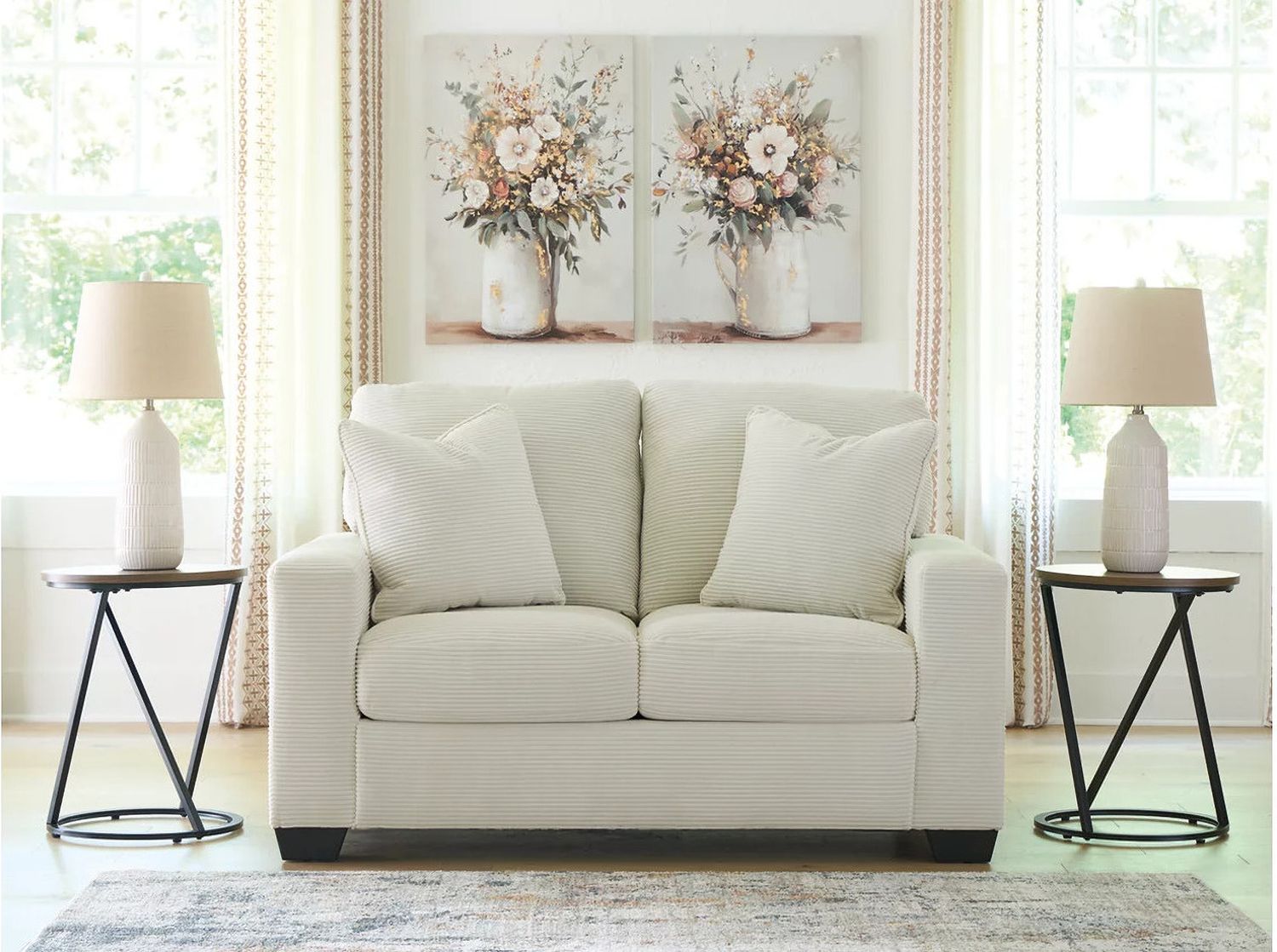Ammon Loveseat In Ivory NC3200635