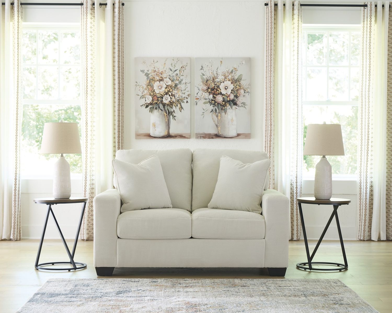 Ammon Loveseat In Ivory NC3200635