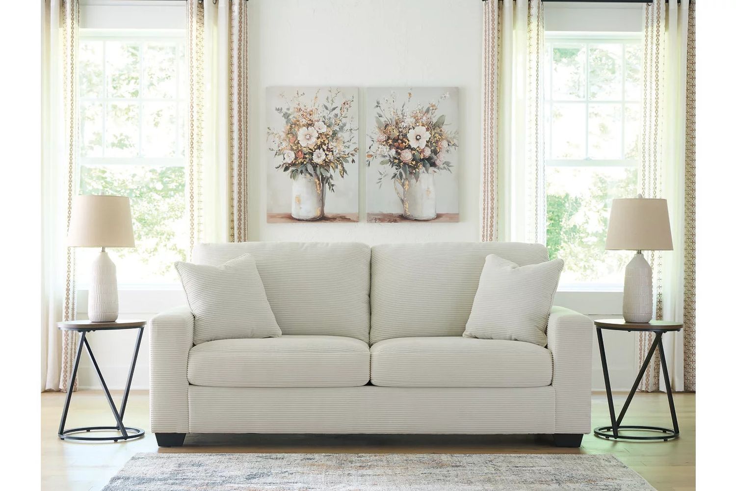 Ammon Living Room Set In Ivory NC32006U1