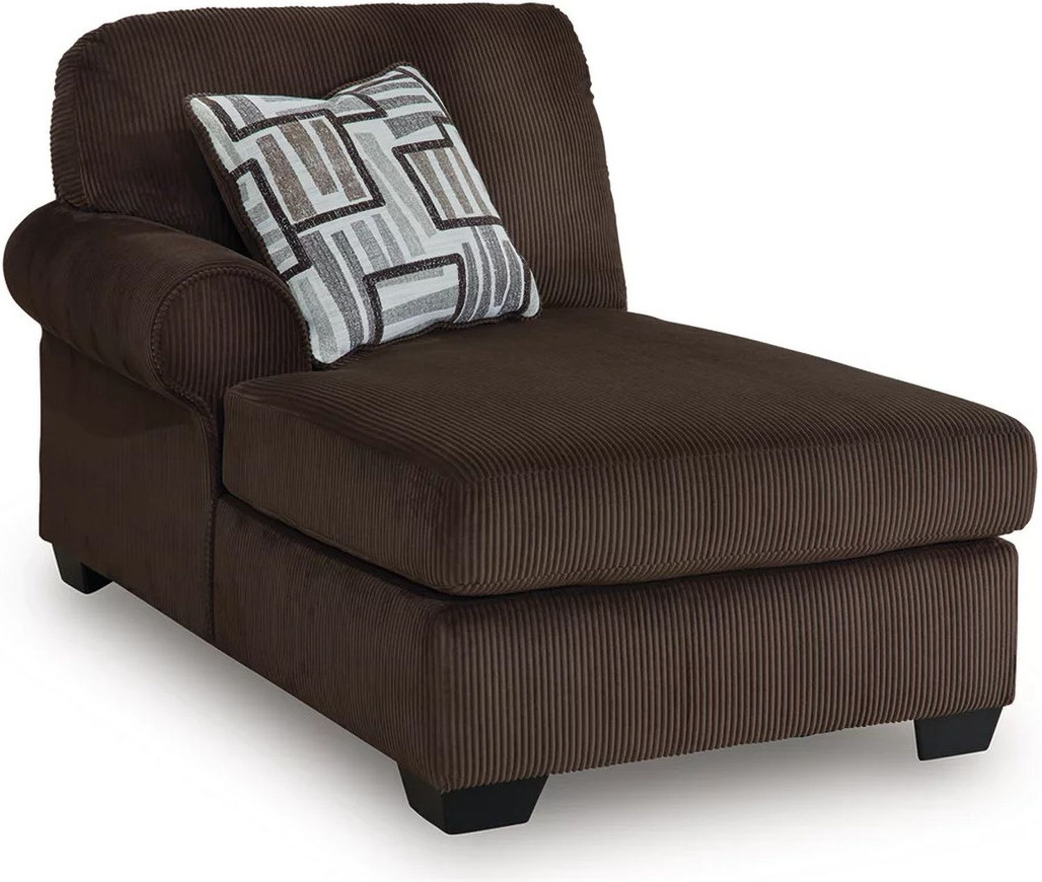 Firescrest 3-Piece LAF Sectional With Chaise In Chocolate NC35603S1