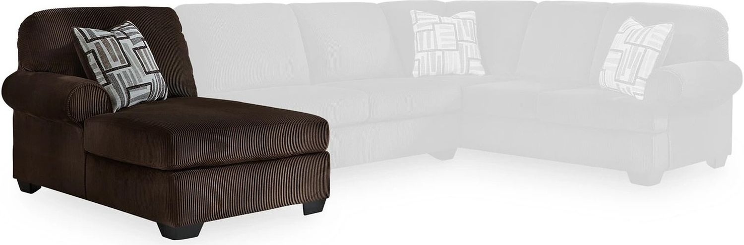 Firescrest 3-Piece LAF Sectional With Chaise In Chocolate NC35603S1