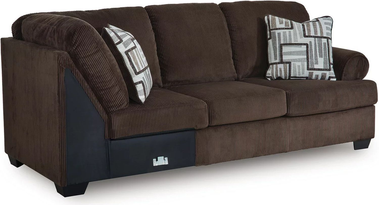 Firescrest 3-Piece LAF Sectional With Chaise In Chocolate NC35603S1
