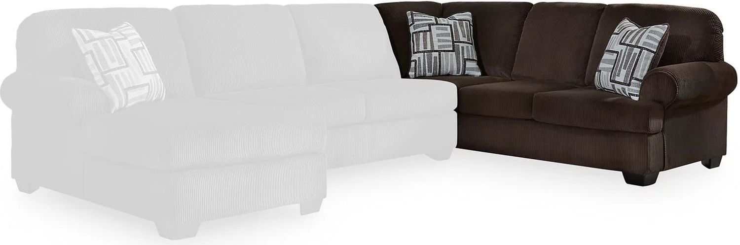Firescrest 3-Piece LAF Sectional With Chaise In Chocolate NC35603S1