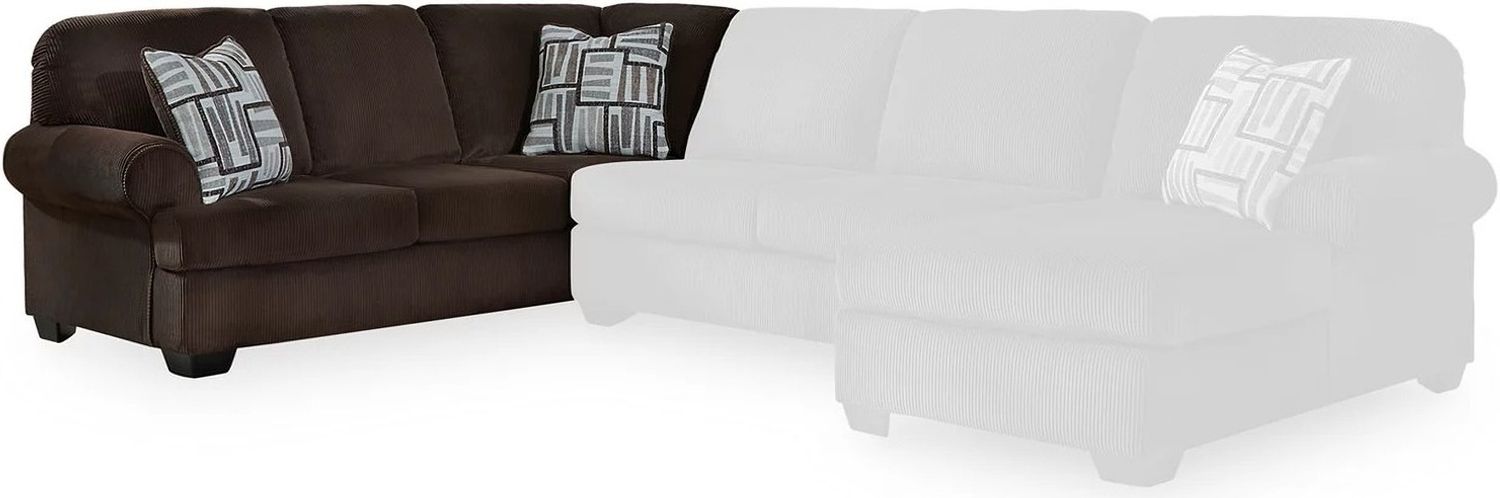 Firescrest 3-Piece RAF Sectional With Chaise In Chocolate NC35603S2