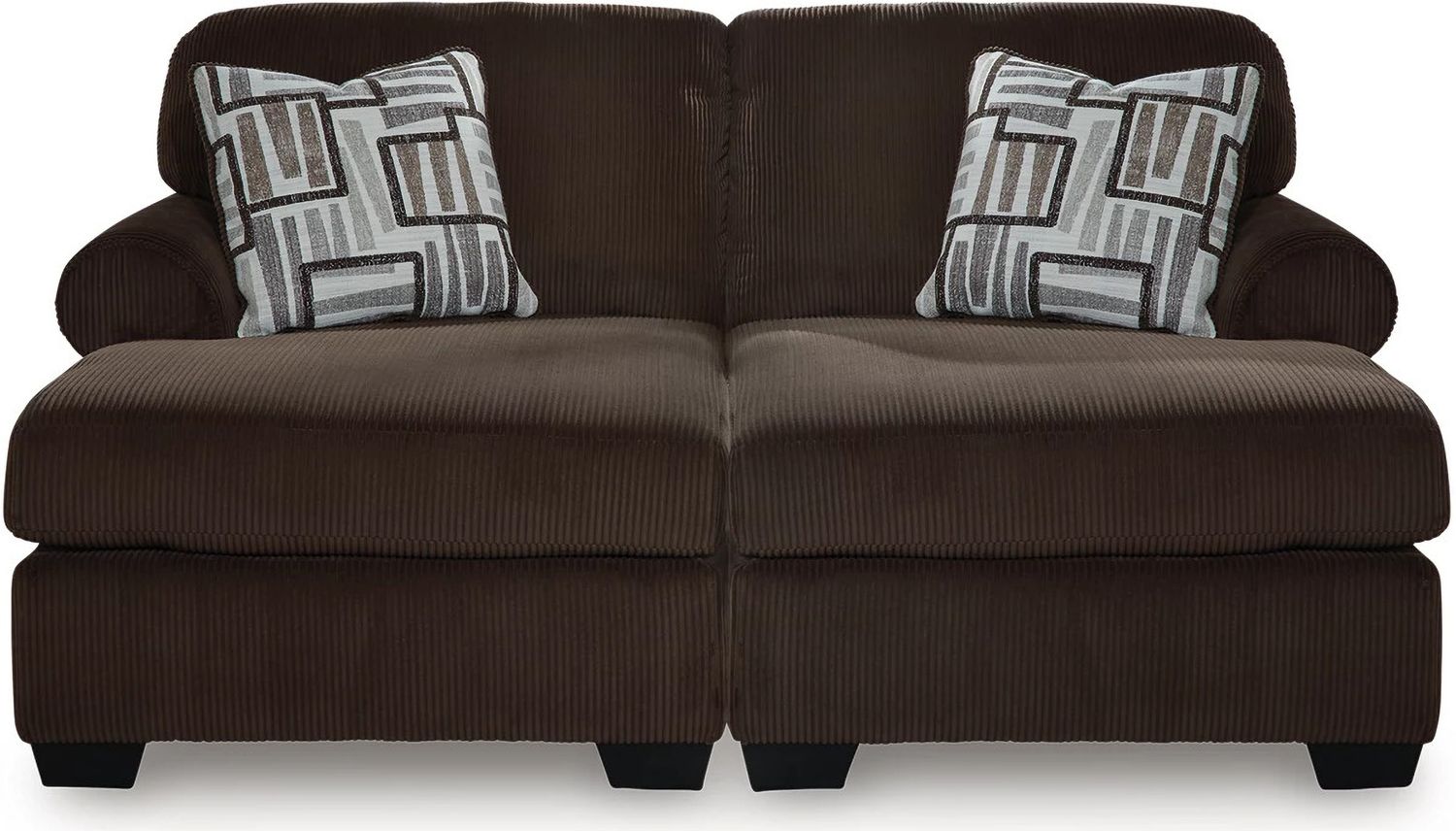 Firescrest 2-Piece Super Chaise In Chocolate NC35603S4