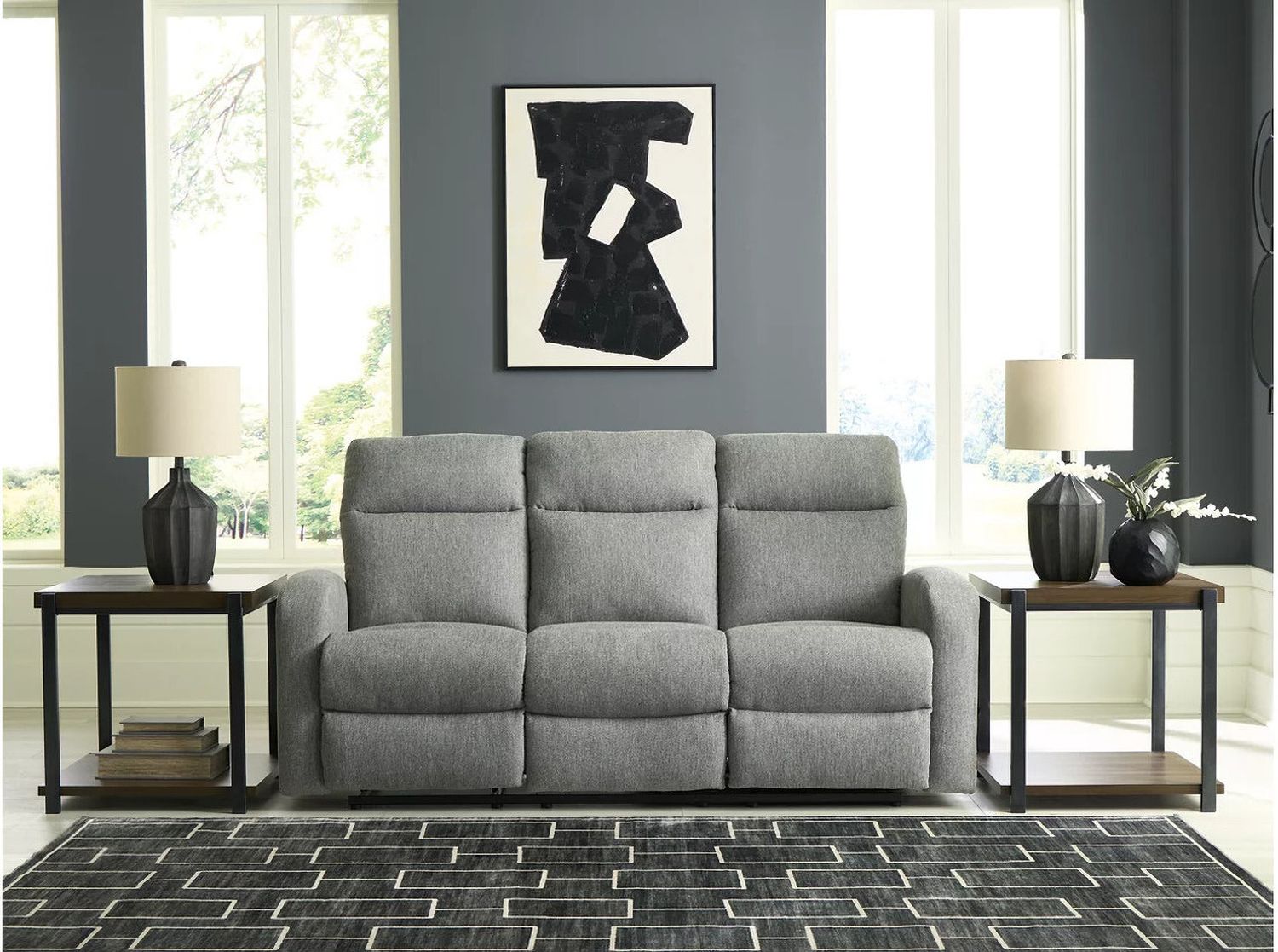 Carrigan Lane Reclining Sofa In Sterling NC4220488