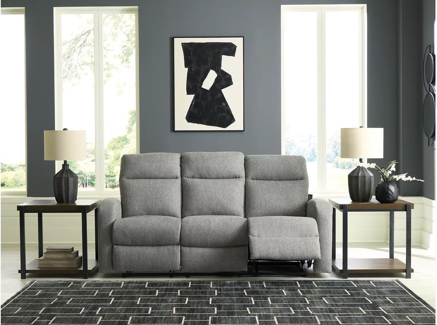 Carrigan Lane Reclining Sofa In Sterling NC4220488