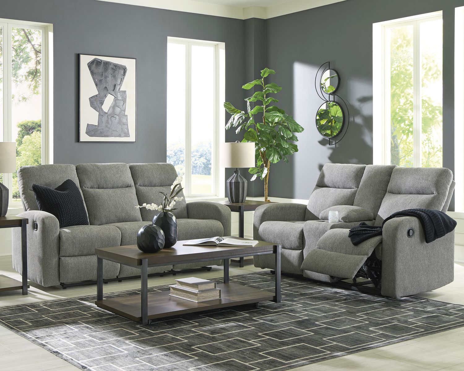 Carrigan Lane Reclining Sofa In Sterling NC4220488