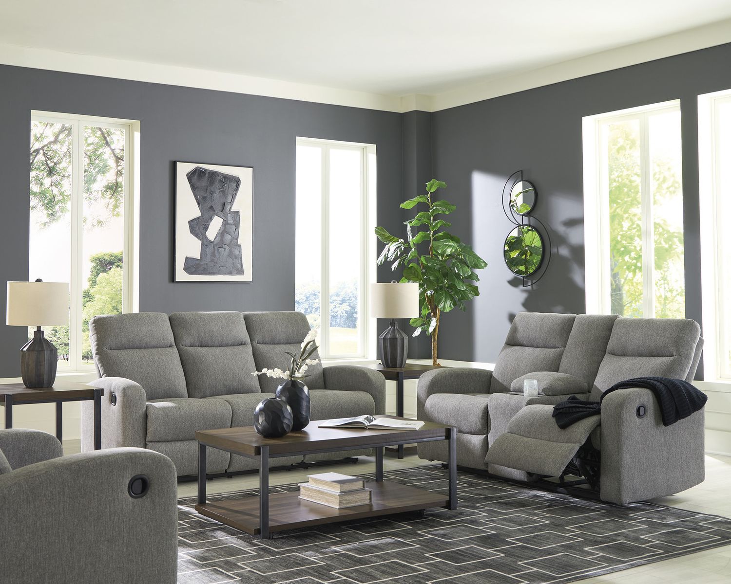 Carrigan Lane Reclining Sofa In Sterling NC4220488