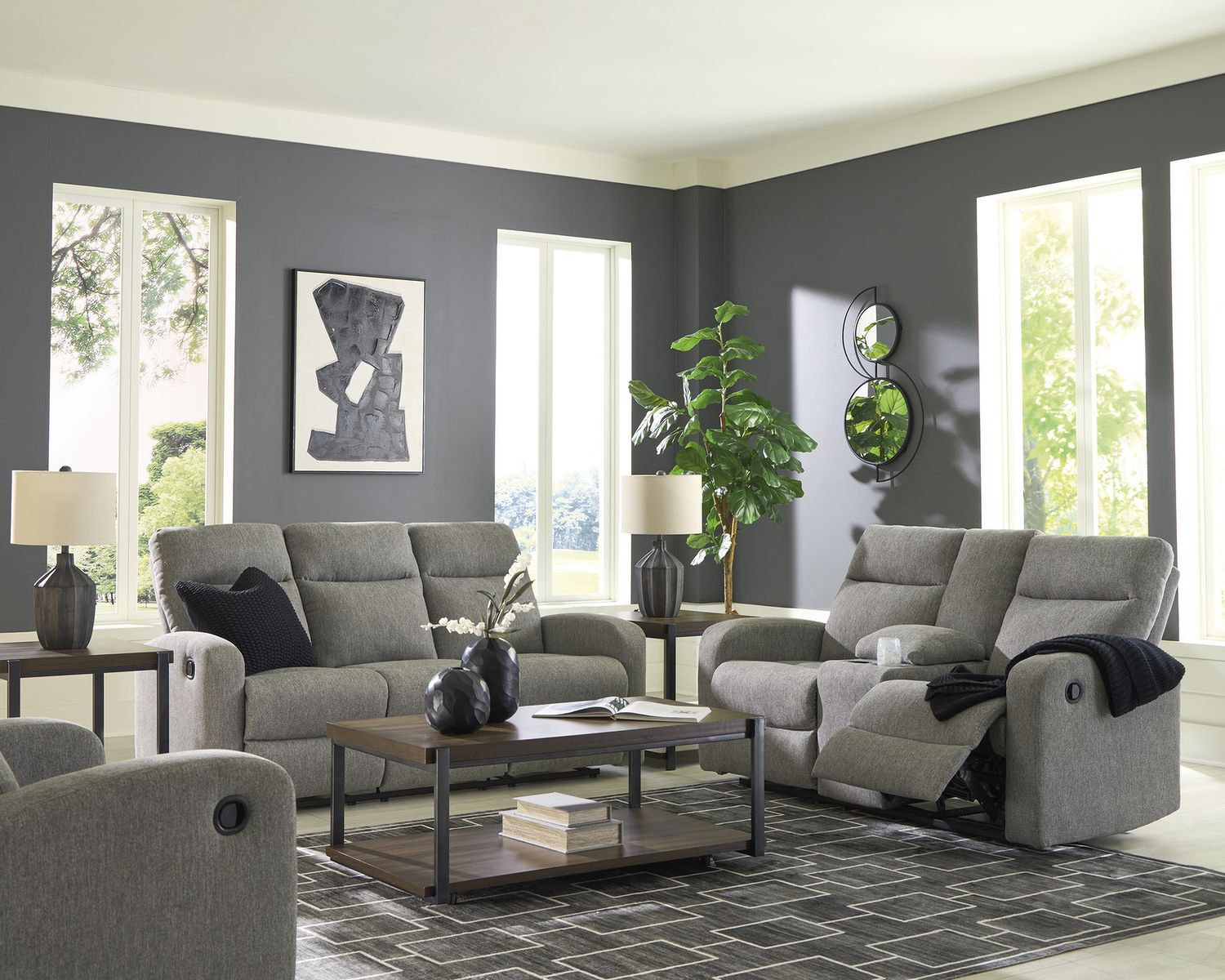 Carrigan Lane Reclining Sofa In Sterling NC4220488