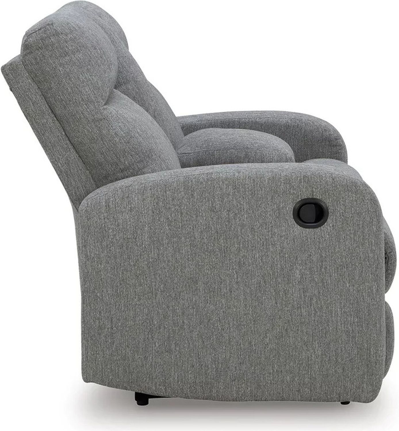 Carrigan Lane Reclining Loveseat with Console In Sterling NC4220494
