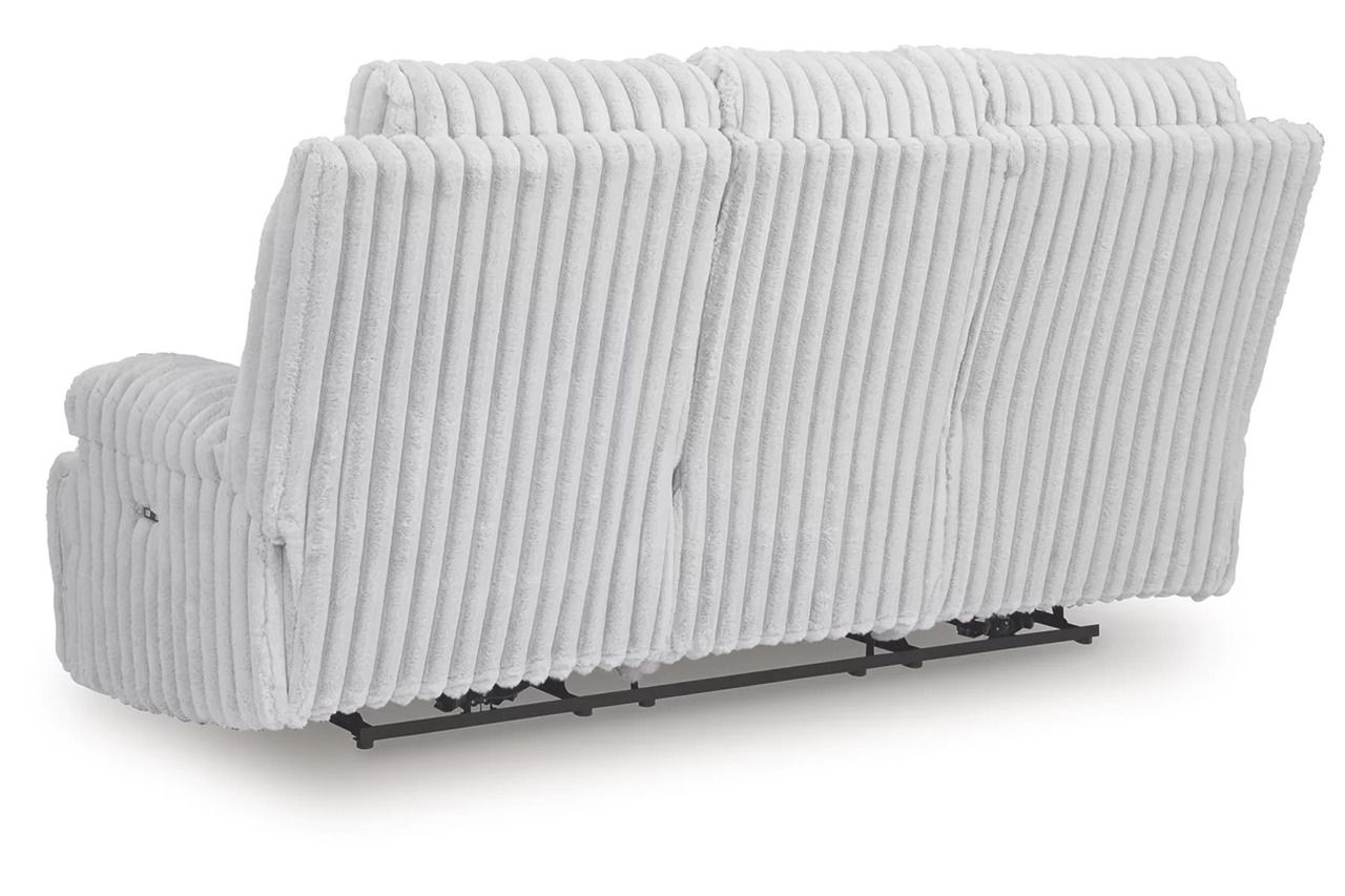 Higgesbee Power Reclining Sofa with Drop Down Table In Alloy NC4280499