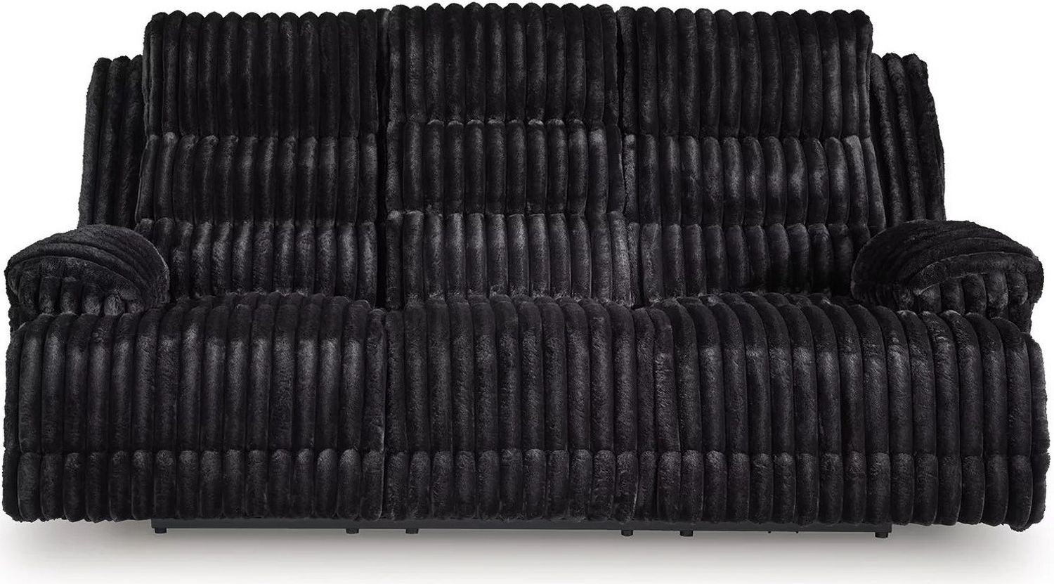 Higgesbee Power Reclining Sofa with Drop Down Table In Onyx NC4280599