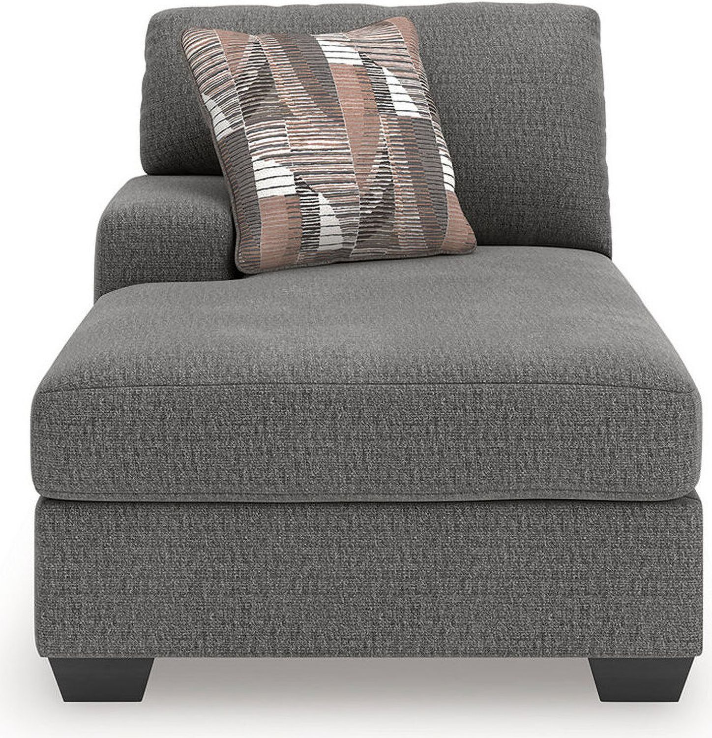 Newellen 3-Piece LAF Sectional With Chaise In Greystone NC48405S1