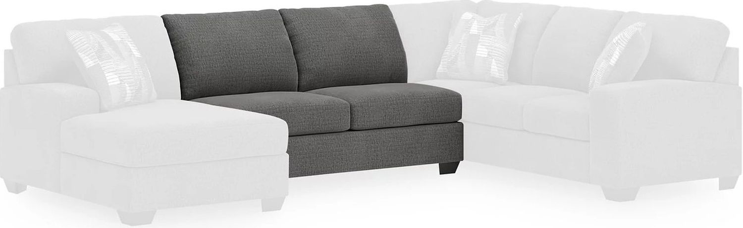 Newellen 3-Piece LAF Sectional With Chaise In Greystone NC48405S1