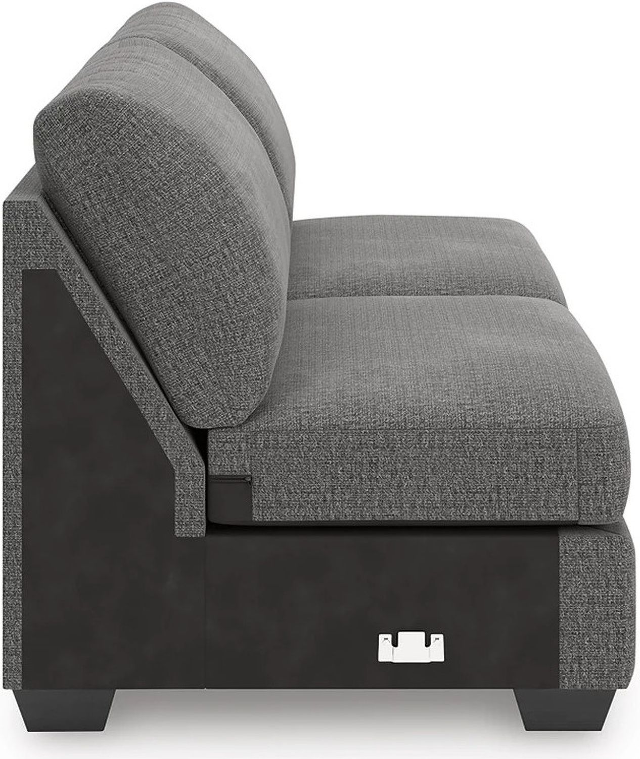 Newellen 3-Piece LAF Sectional With Chaise In Greystone NC48405S1