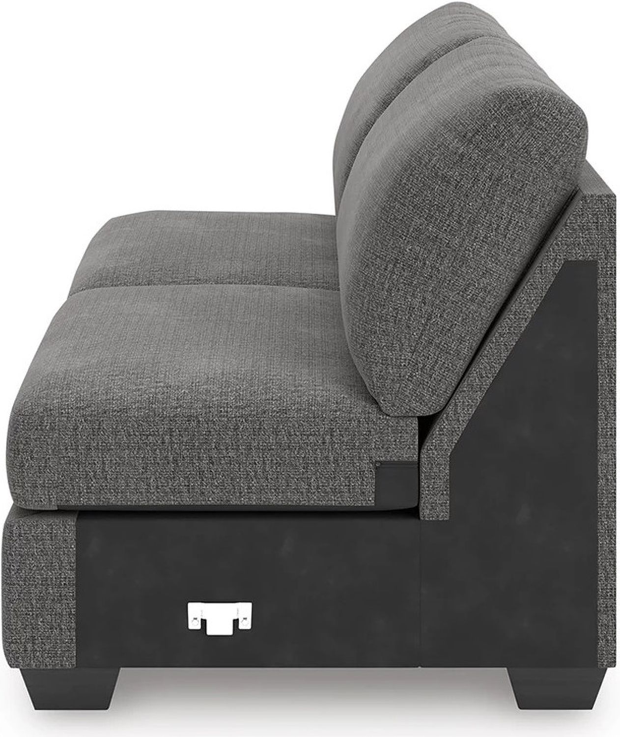 Newellen 3-Piece LAF Sectional With Chaise In Greystone NC48405S1