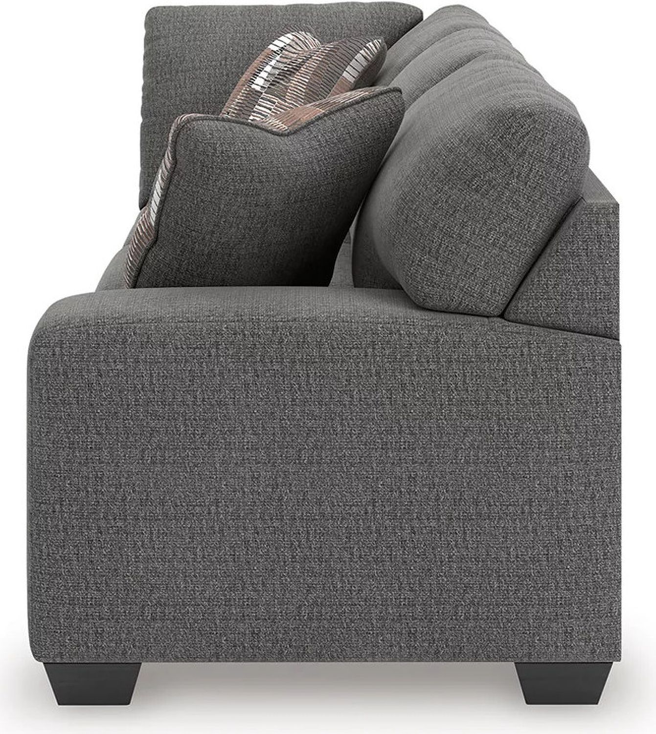 Newellen 3-Piece LAF Sectional With Chaise In Greystone NC48405S1