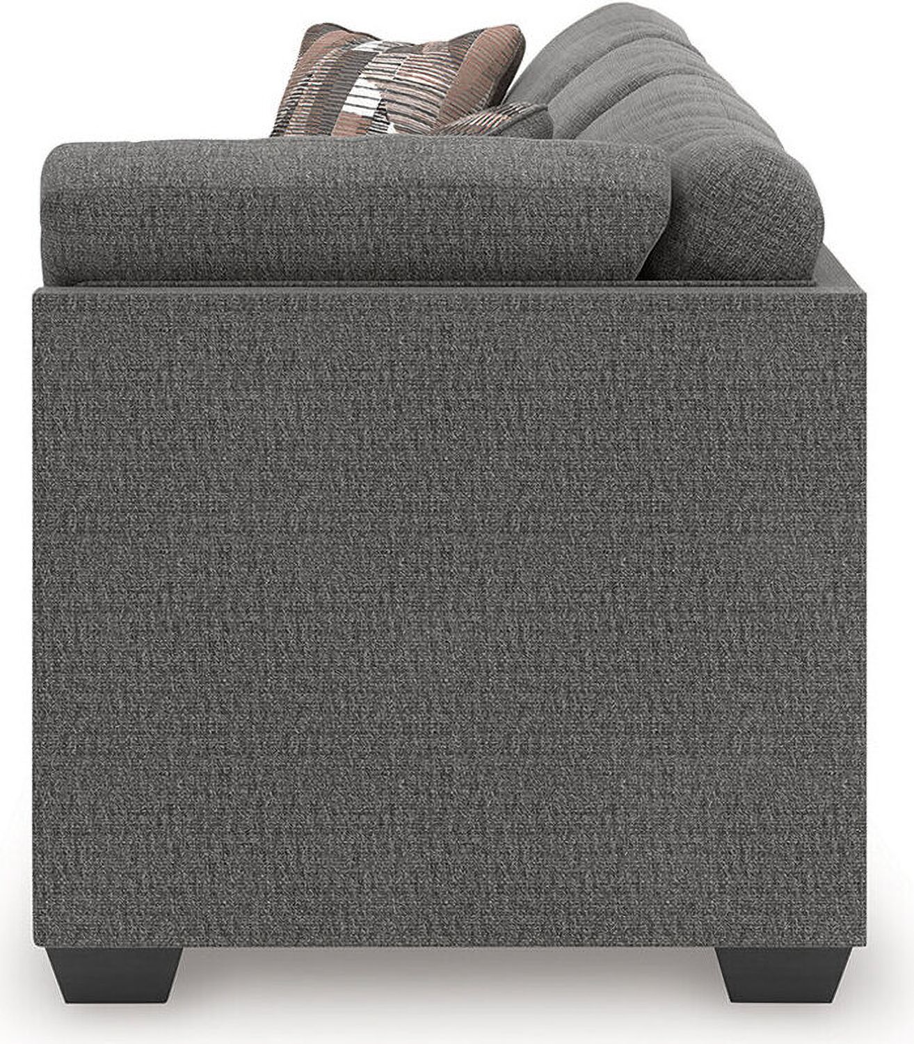 Newellen 3-Piece RAF Sectional With Chaise In Greystone NC48405S2