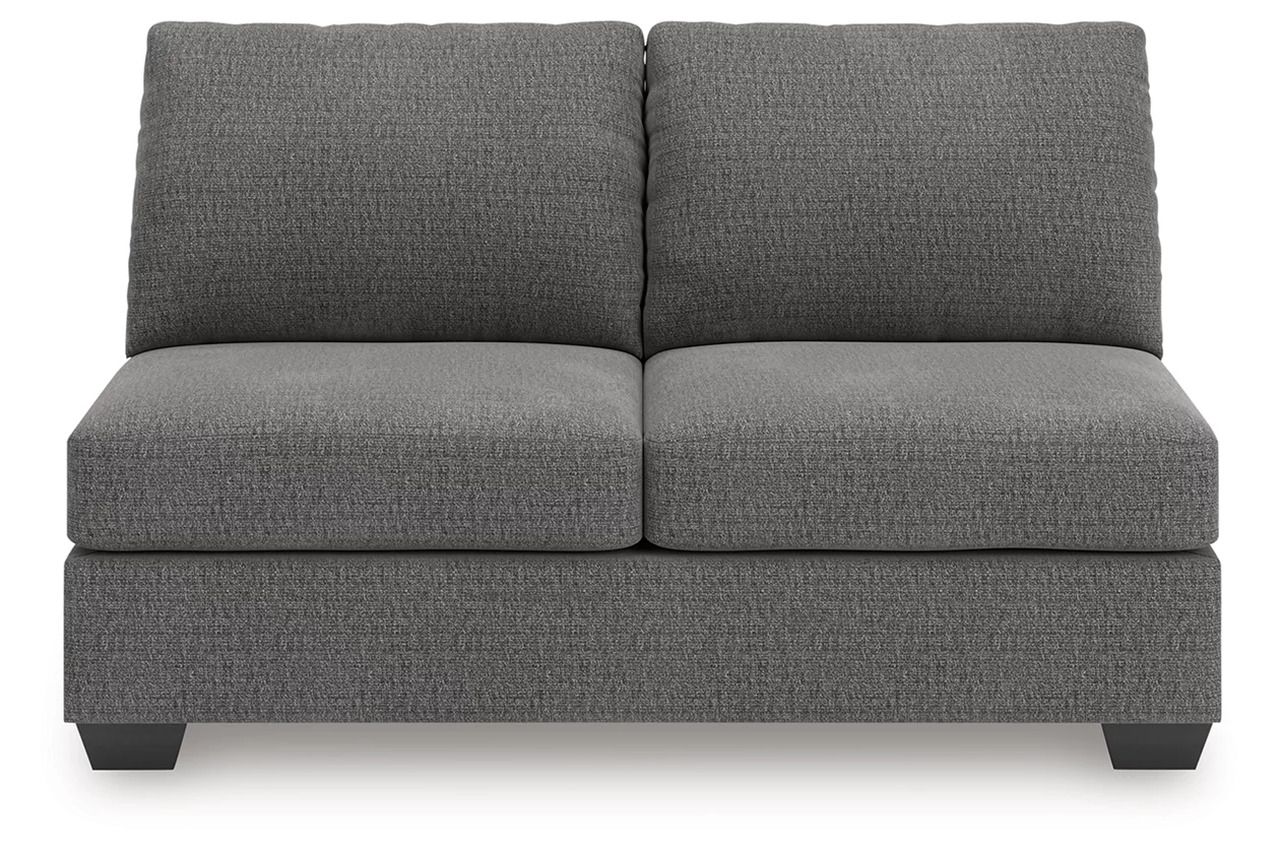 Newellen 3-Piece Sectional With Double Chaise In Greystone NC48405S3