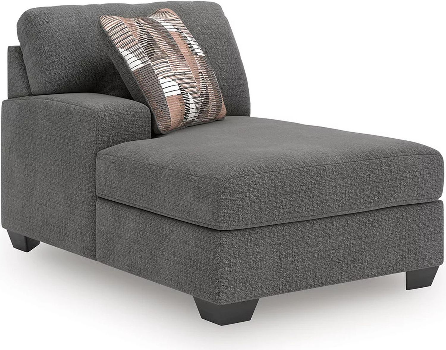 Newellen 3-Piece LAF Sleeper Sectional With Chaise In Greystone NC48405S5