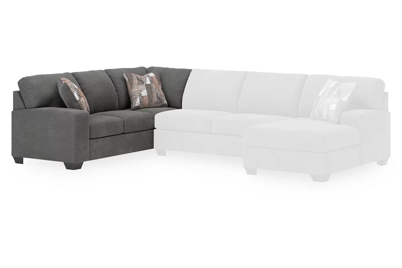 Newellen 3-Piece RAF Sleeper Sectional With Chaise In Greystone NC48405S6