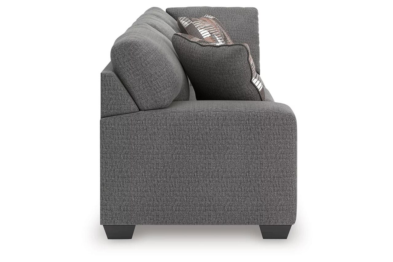 Newellen 3-Piece RAF Sleeper Sectional With Chaise In Greystone NC48405S6