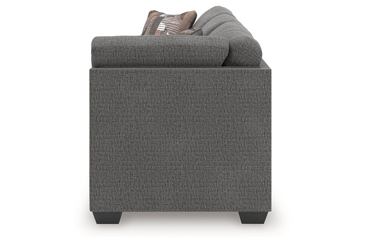 Newellen 3-Piece RAF Sleeper Sectional With Chaise In Greystone NC48405S6