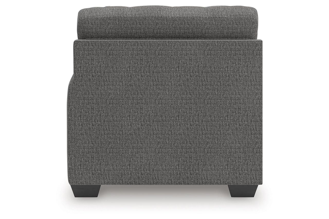 Newellen 3-Piece RAF Sleeper Sectional With Chaise In Greystone NC48405S6
