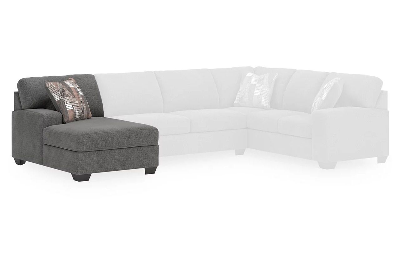 Newellen 3-Piece Sleeper Sectional With Double Chaise In Greystone NC48405S7