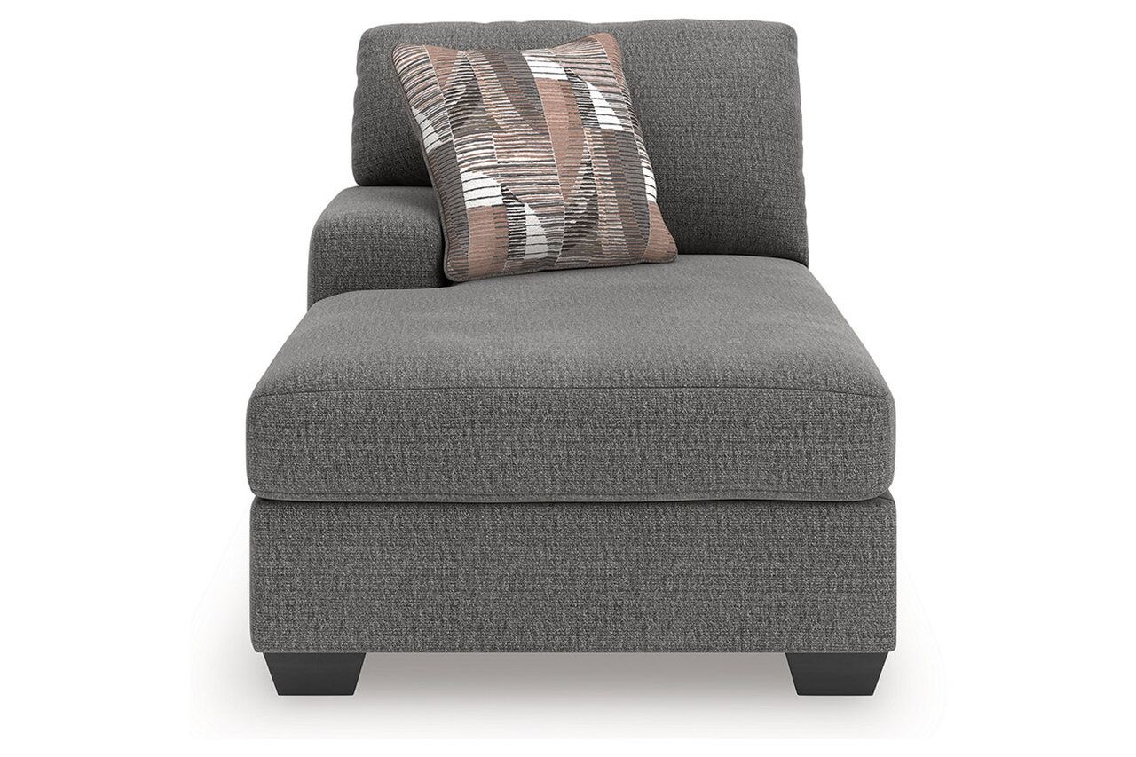 Newellen 3-Piece Sleeper Sectional With Double Chaise In Greystone NC48405S7