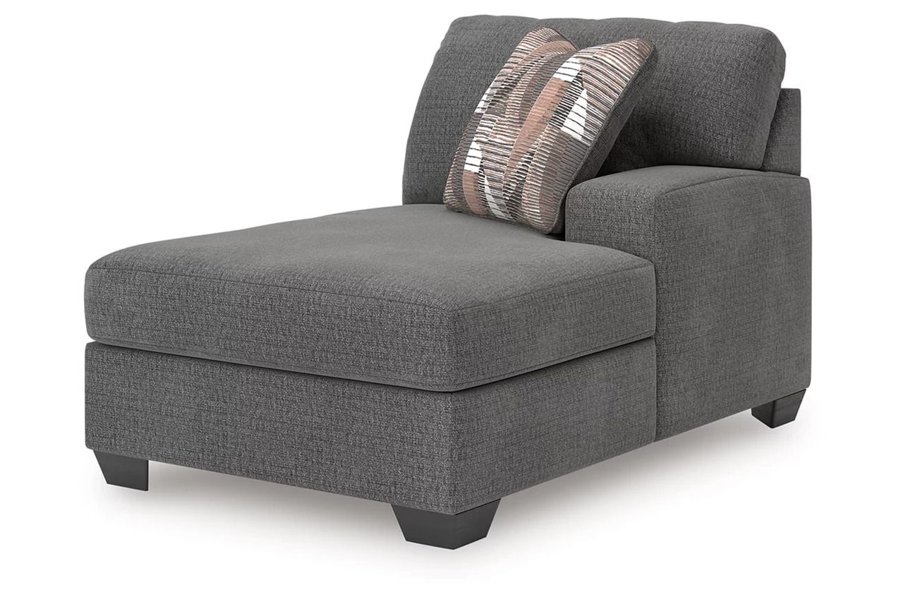 Newellen 3-Piece Sleeper Sectional With Double Chaise In Greystone NC48405S7