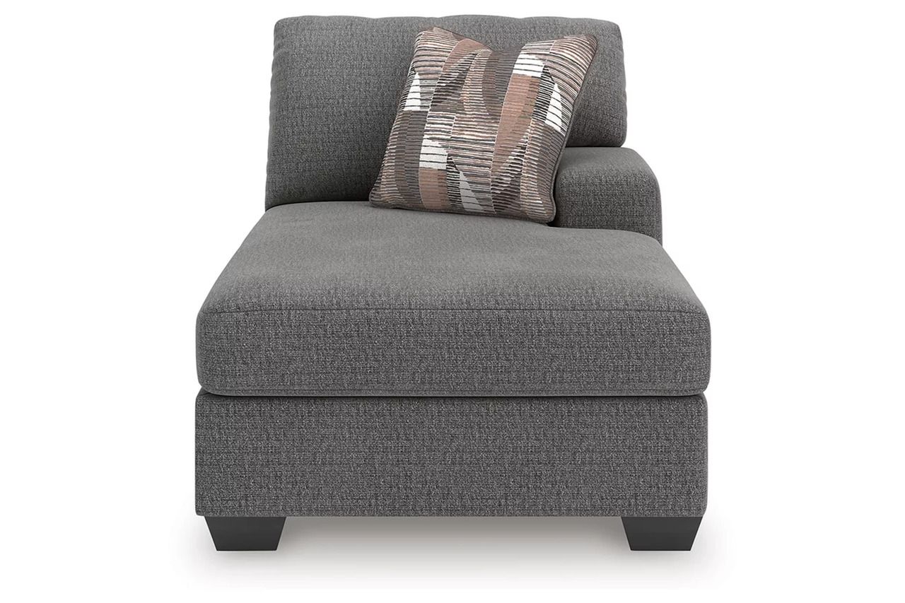 Newellen 3-Piece Sleeper Sectional With Double Chaise In Greystone NC48405S7