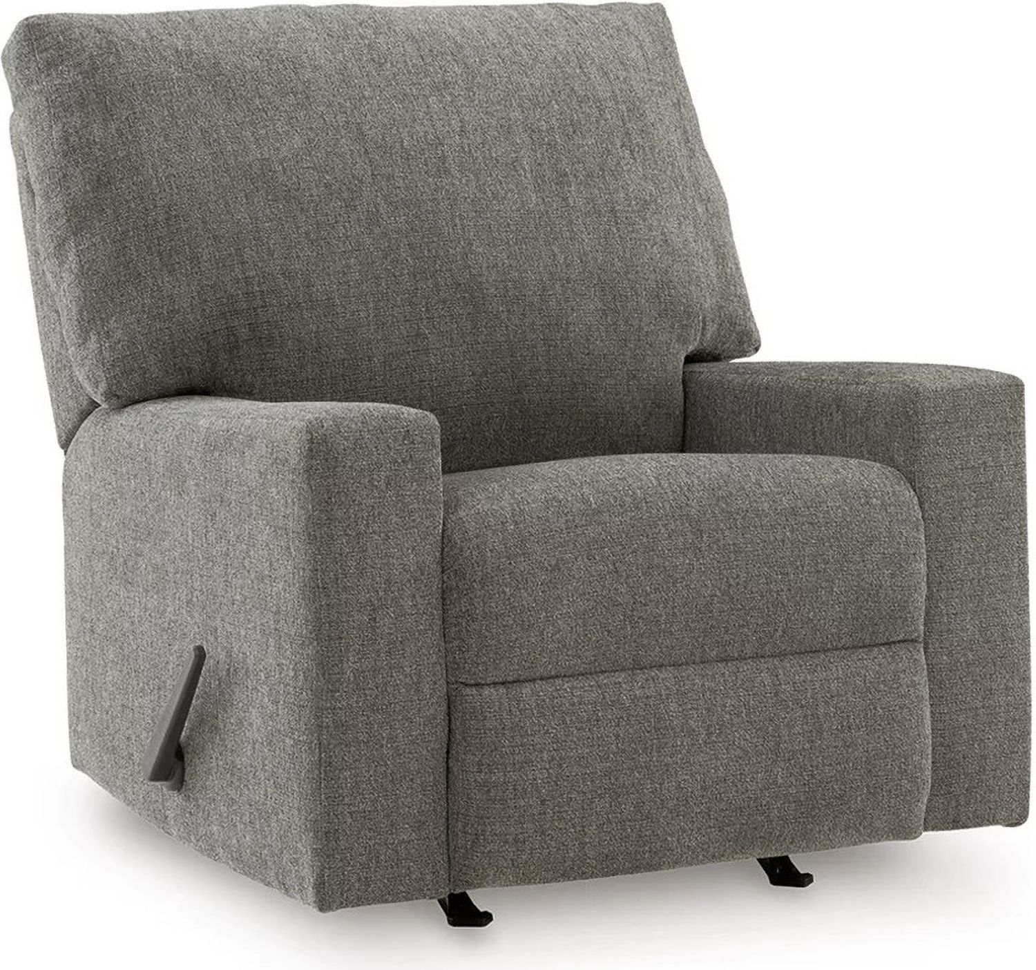 Revenna 3-Piece Sectional and Oversized Ottoman In Greystone NC48405U1
