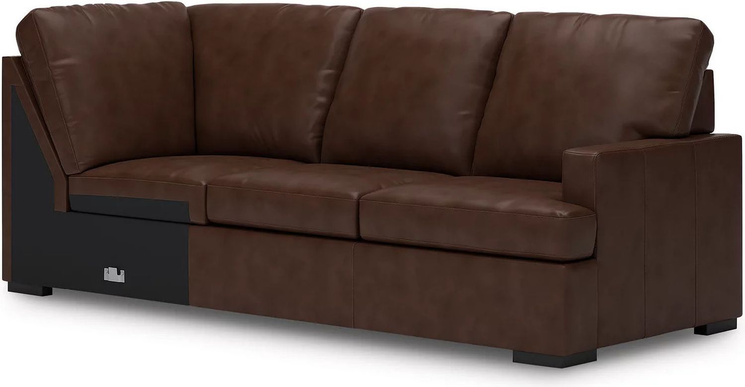 Dorracaster 3-Piece Sectional with Chaise In Coffee NC48504S2