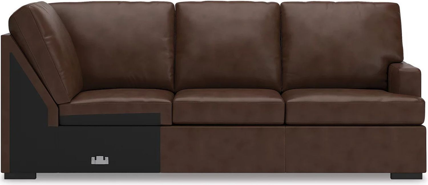 Dorracaster 3-Piece Sectional with Chaise In Coffee NC48504S2