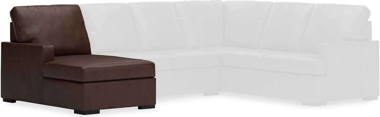 Dorracaster 3-Piece Sectional with Double Chaise In Coffee NC48504S3