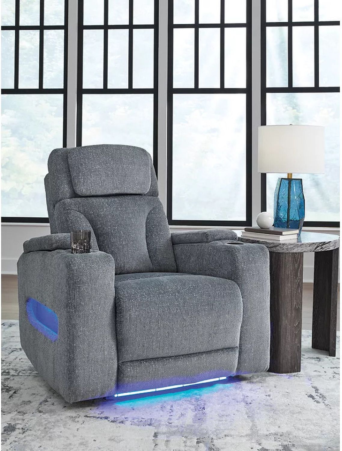 RiverTest Power Recliner In Steel NC4980213