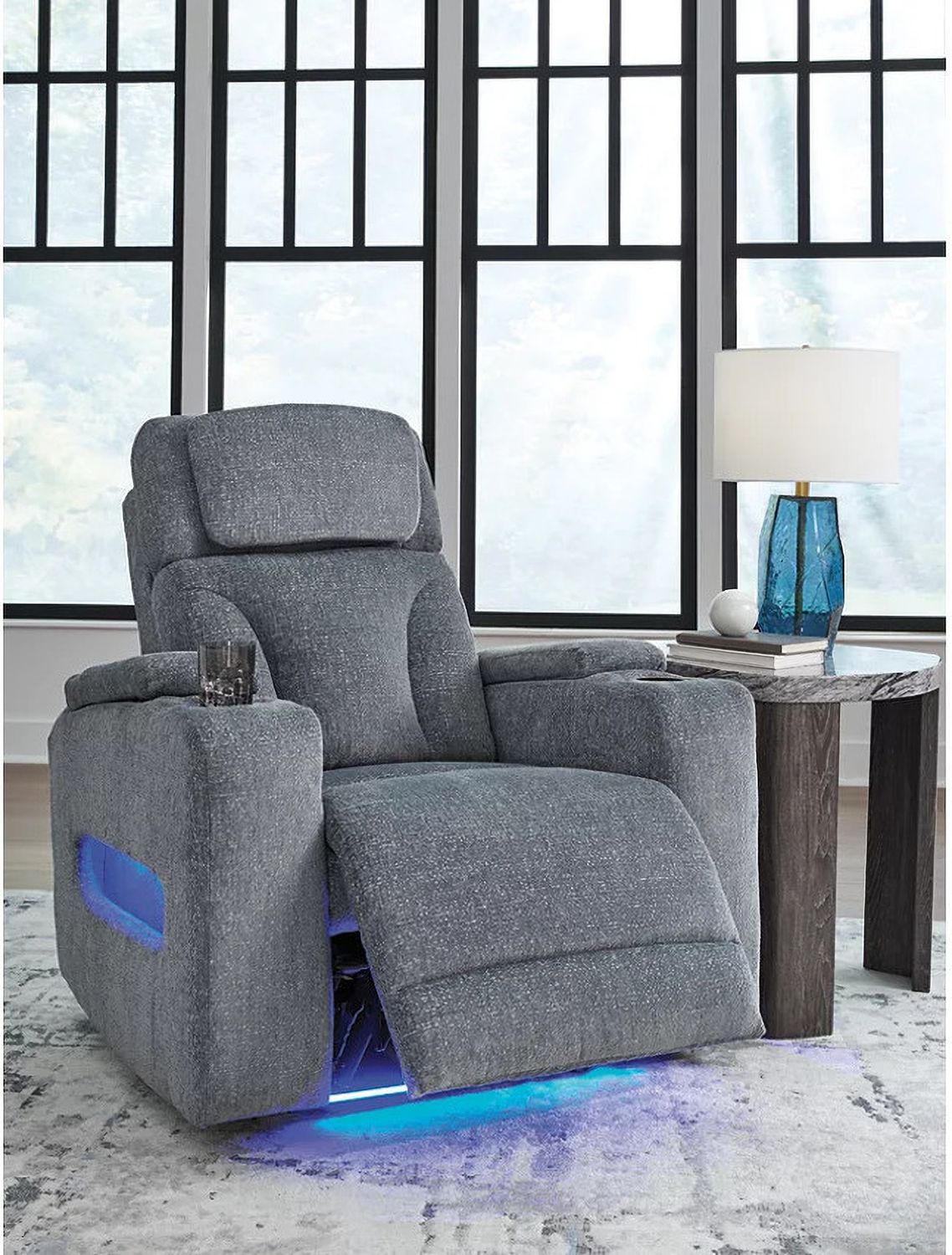 RiverTest Power Recliner In Steel NC4980213