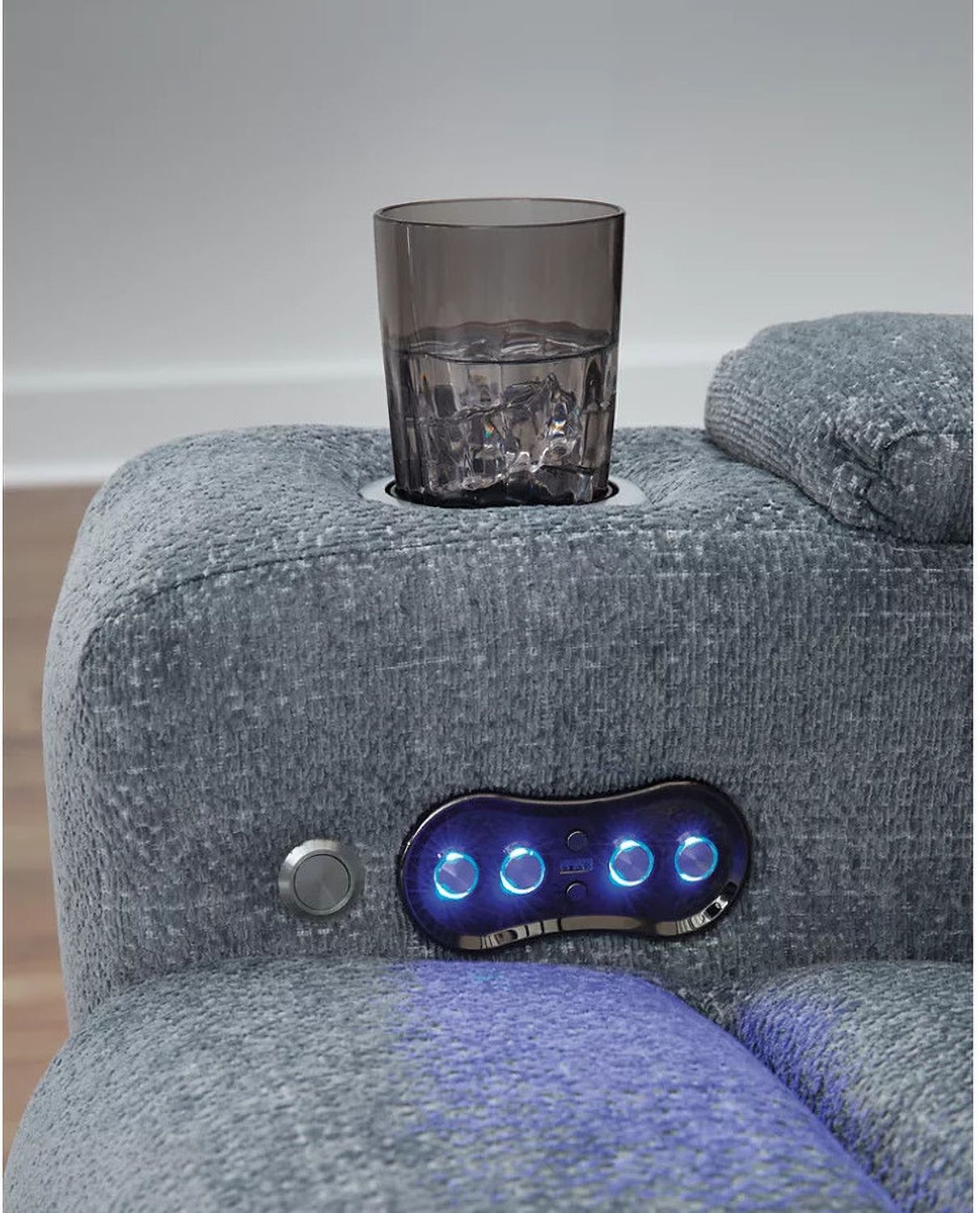 RiverTest Power Recliner In Steel NC4980213
