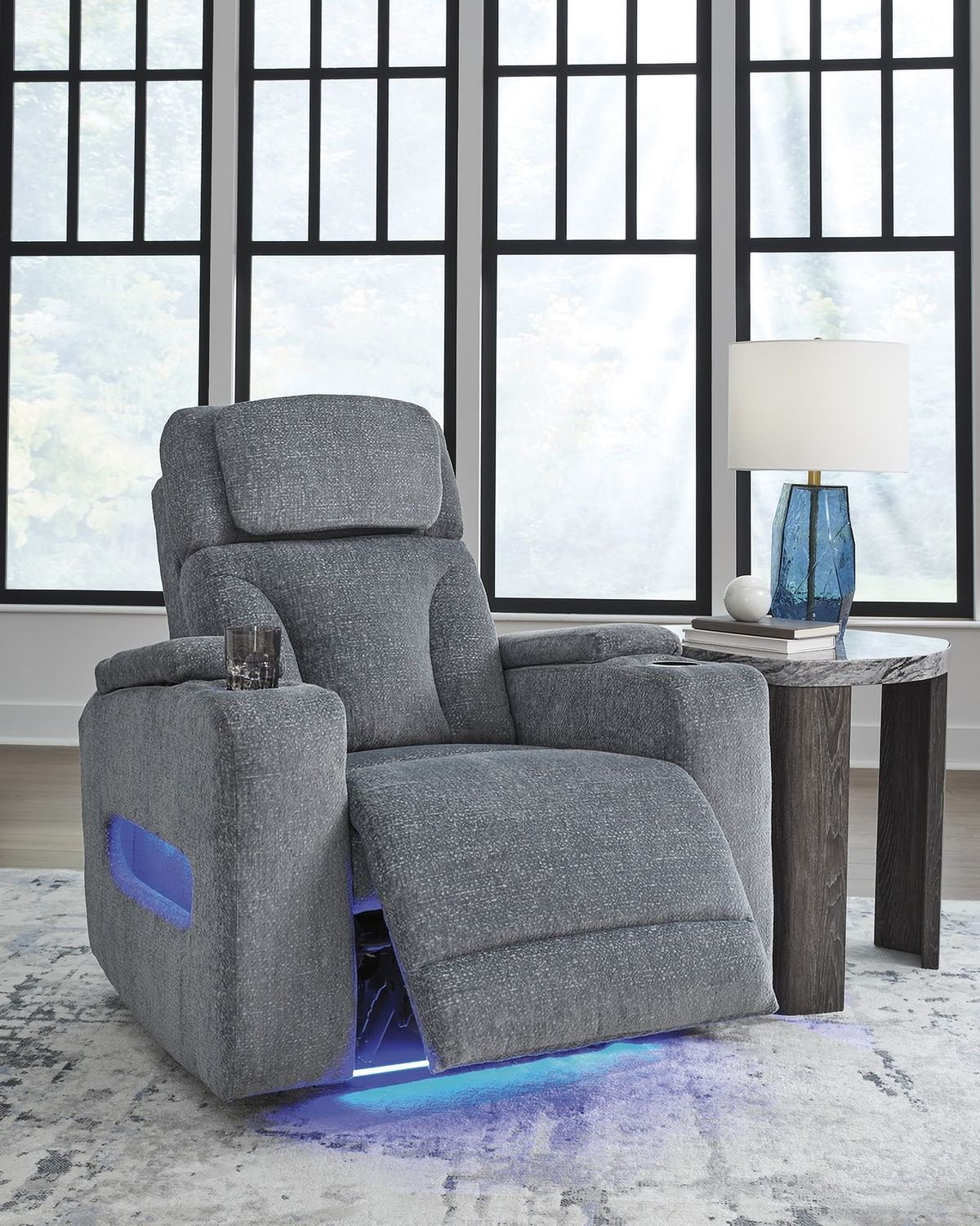 RiverTest Power Recliner In Steel NC4980213
