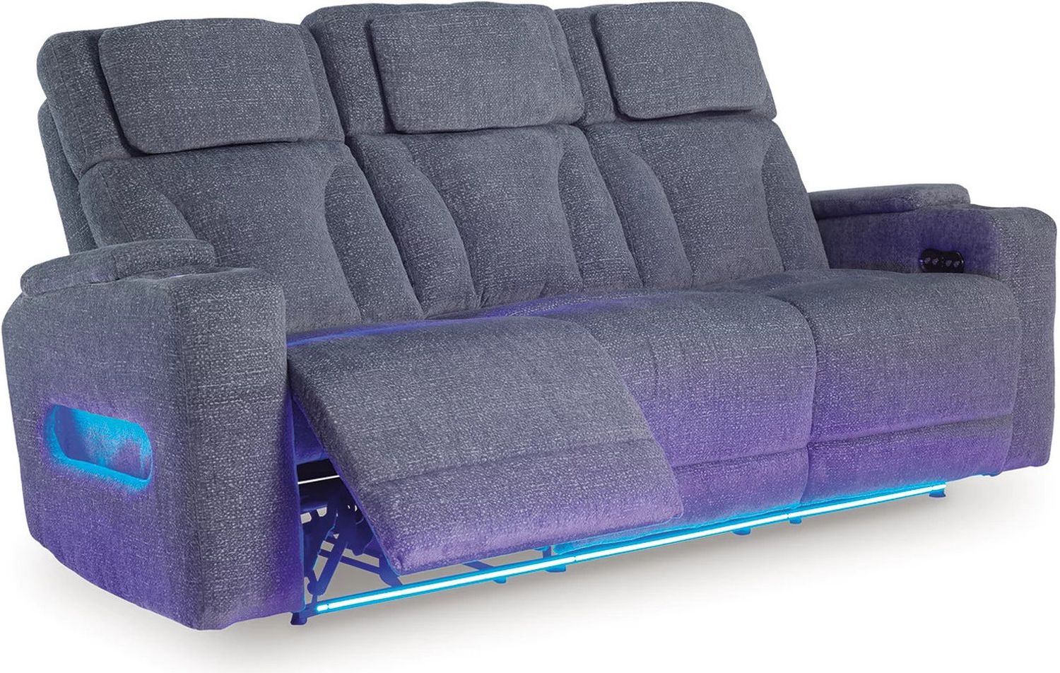 RiverTest Power Reclining Sofa In Steel NC4980215