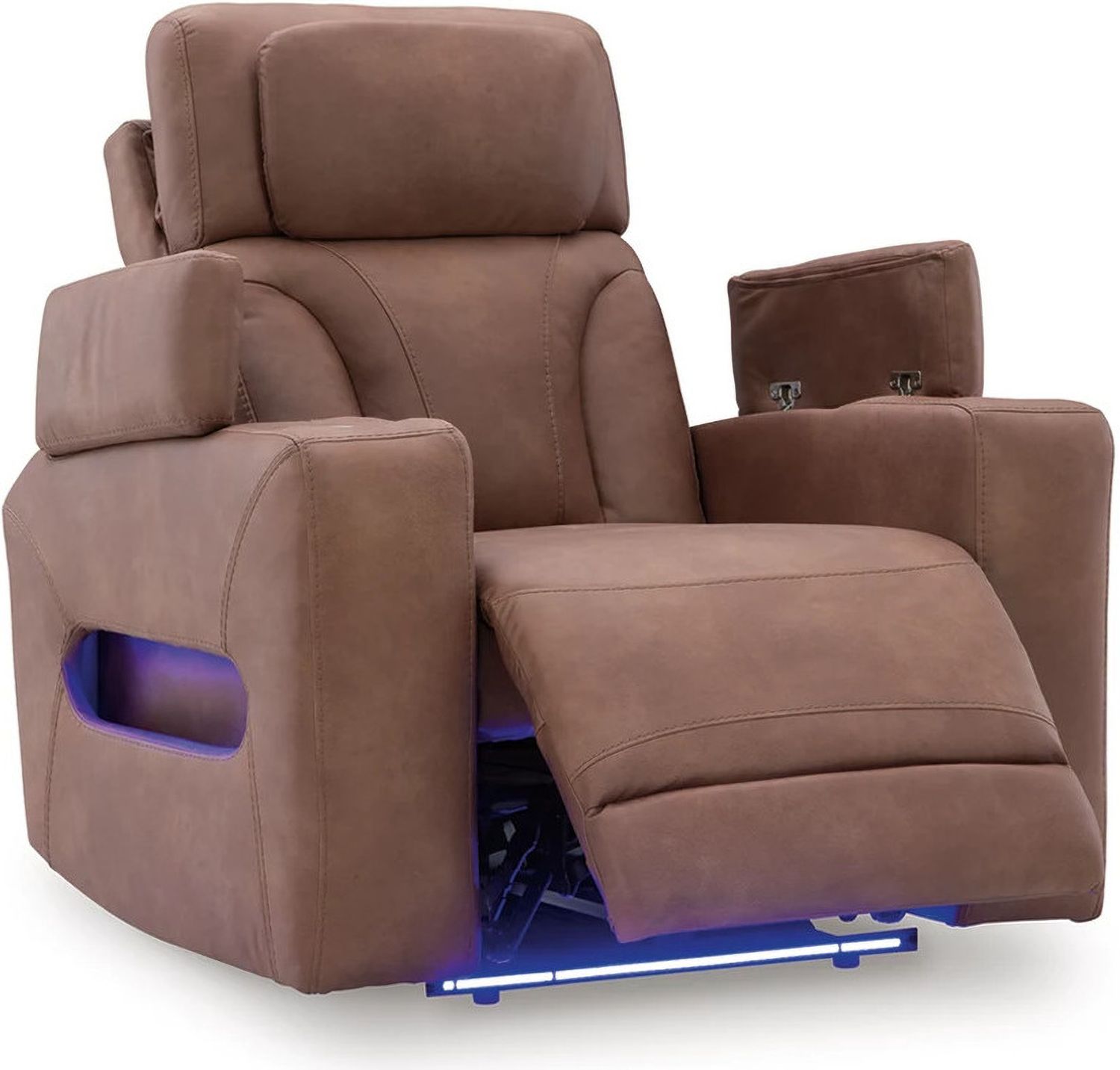 Wonder Waves Power Recliner In Caramel NC5010113