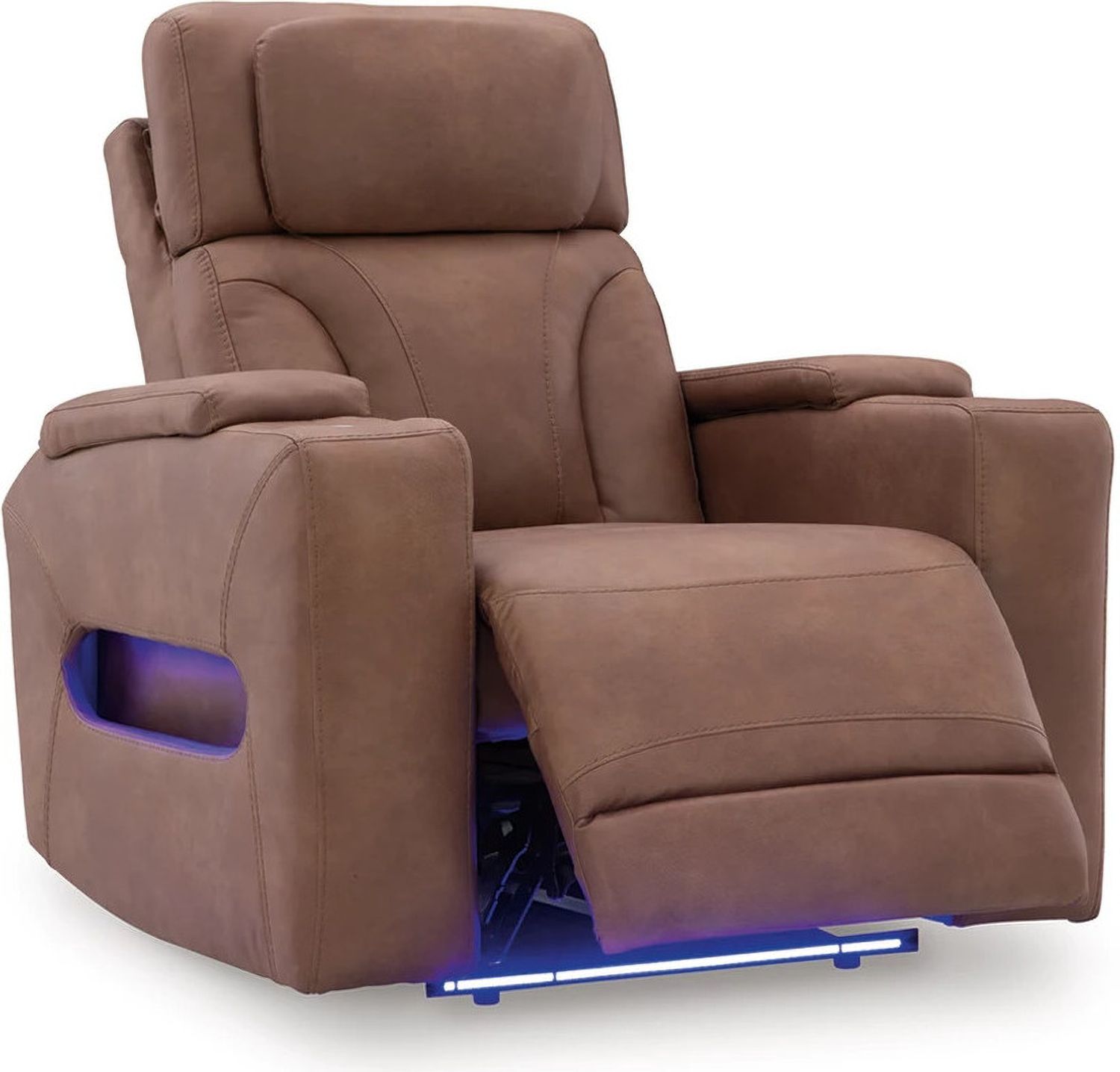 Wonder Waves Power Recliner In Caramel NC5010113