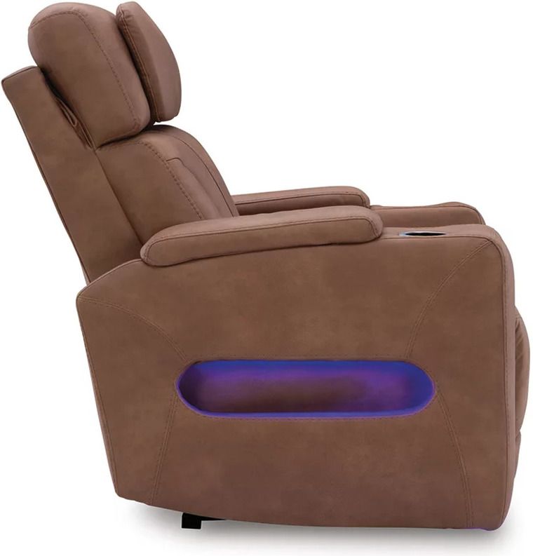 Wonder Waves Power Recliner In Caramel NC5010113