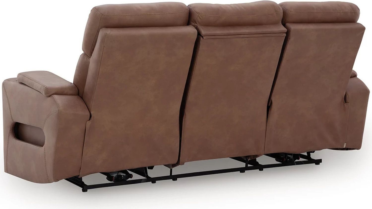 Wonder Waves Power Reclining Sofa In Caramel NC5010115