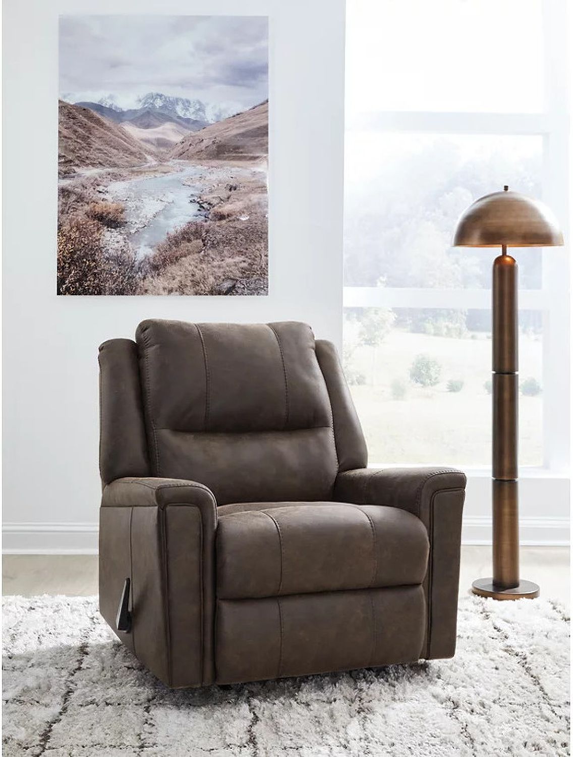 Relax Living Recliner In Walnut NC5300425