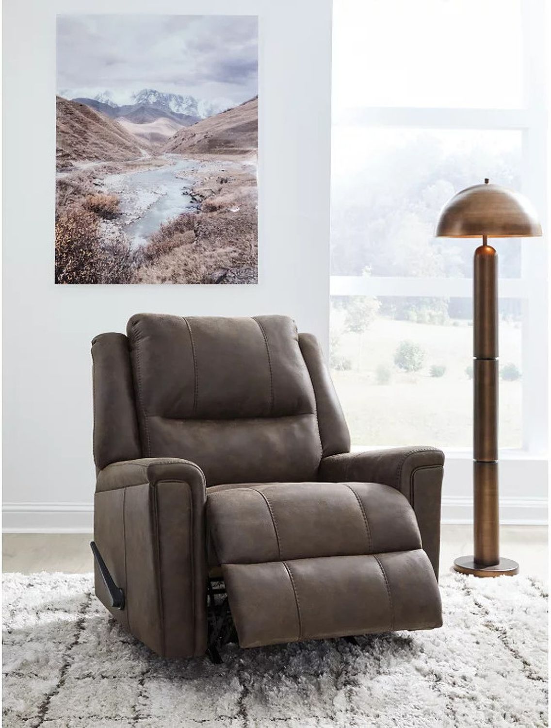 Relax Living Recliner In Walnut NC5300425