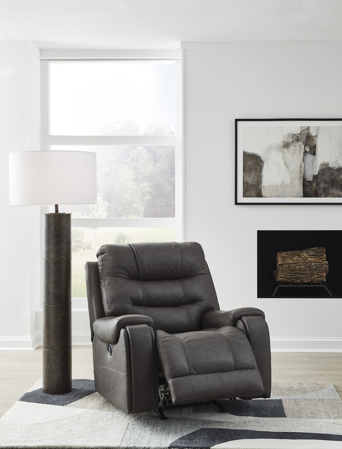 MakingMoves Recliner In Smoke NC5330625